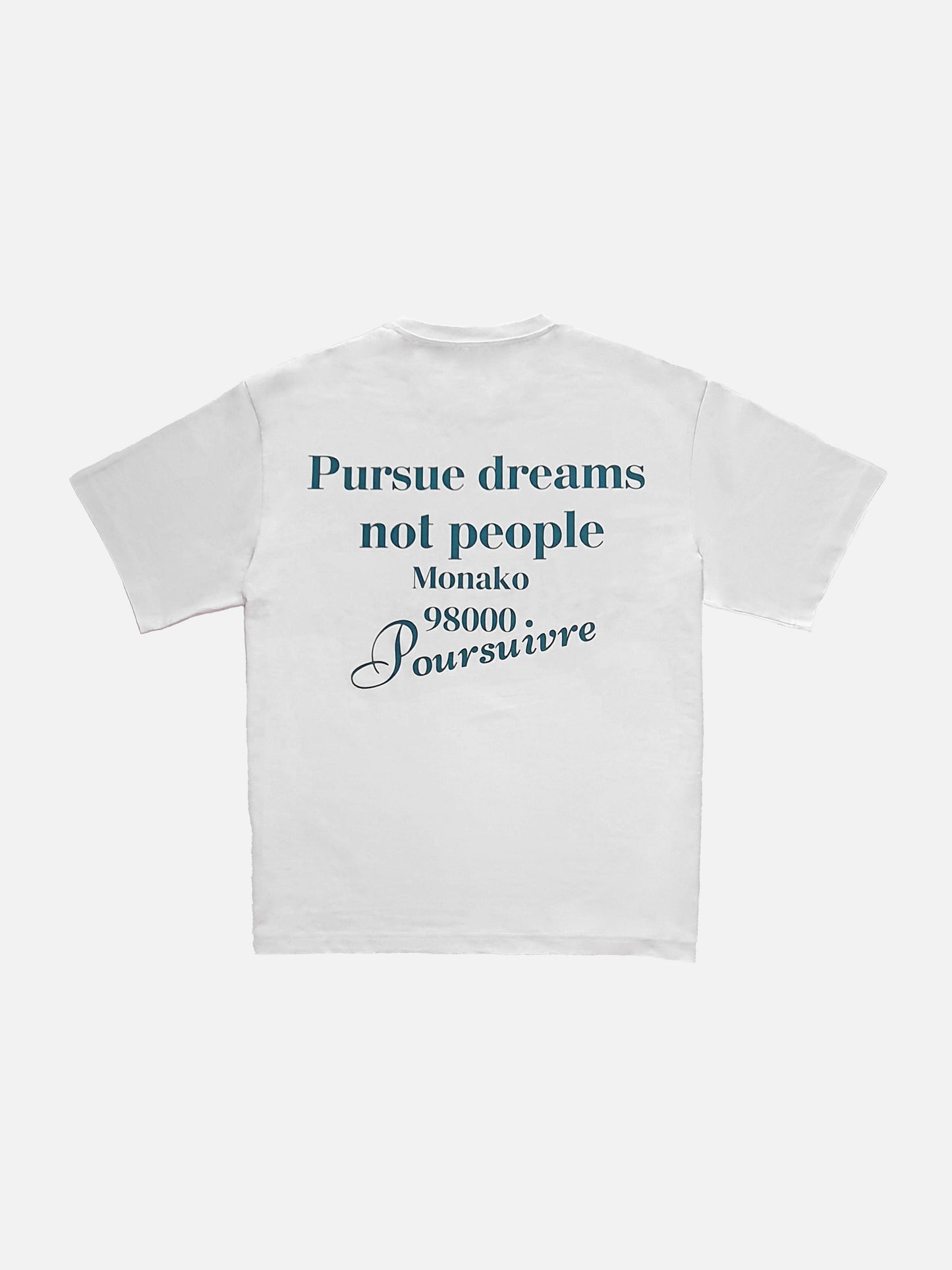 PURSUE DREAMS TEE WHITE
