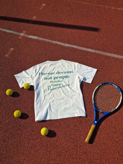 PURSUE DREAMS TEE WHITE